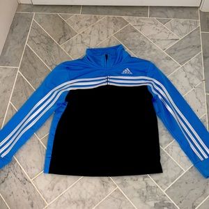 A blue and black nike jacket